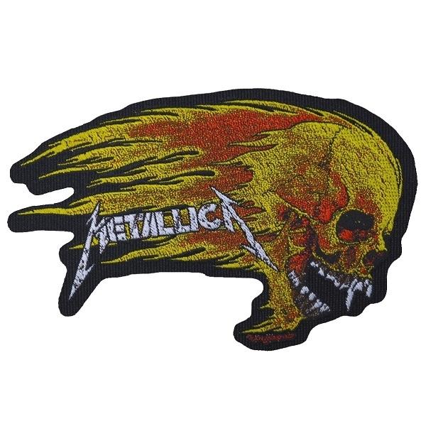 METALLICA メタリカ Flaming Skull Patch ワッペン