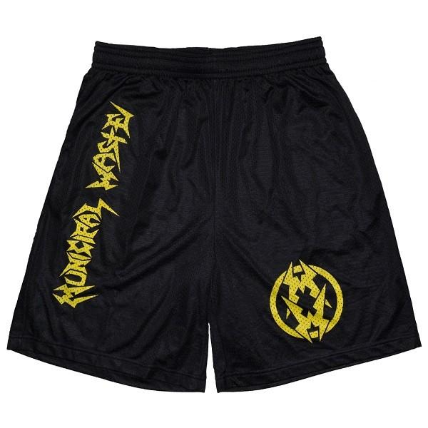 MUNICIPAL WASTE Name Logo メッシュショーツ