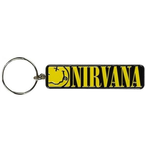 NIRVANA Smiley &amp; Logo キーホルダー