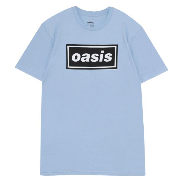 OASIS オアシス Decca Logo Tシャツ SKY BLUE