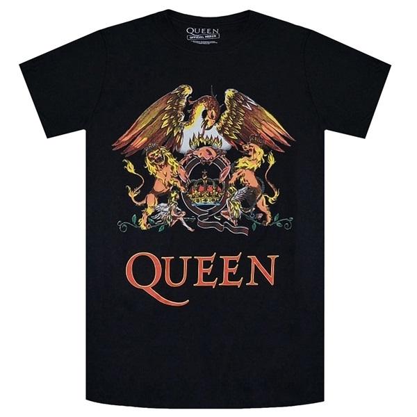 QUEEN クイーン Classic Crest Tシャツ BLACK