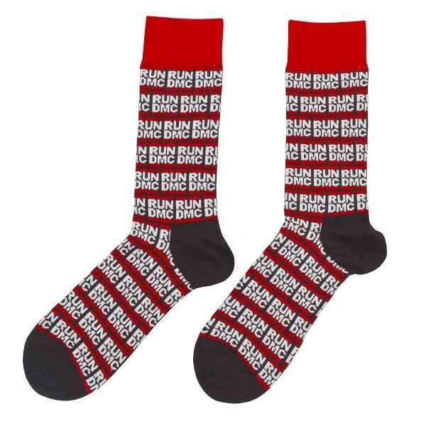 RUN DMC ランディーエムシー All Over Logo ソックス