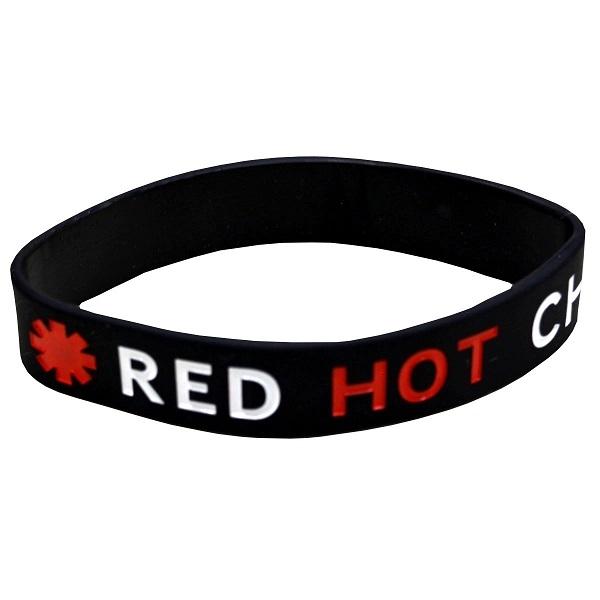 RED HOT CHILI PEPPERS レッドホットチリペッパーズ Logo ラバー リストバン...
