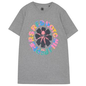 Tシャツ ＲＨＣＰ　　サイズＳ　グレー レッド ホット チリ ペッパーズ Red Hot Chili Peppers 音楽T