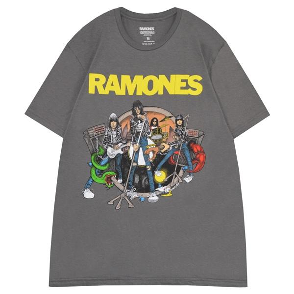 RAMONES ラモーンズ Road To Ruin Tシャツ GREY