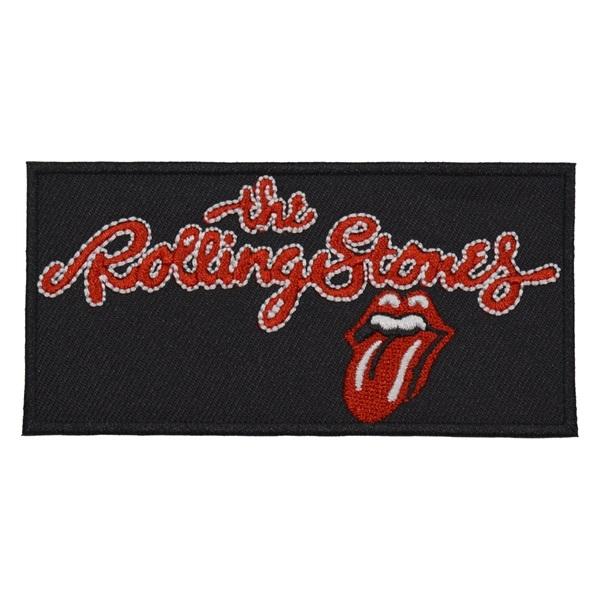 THE ROLLING STONES ローリングストーンズ Script Logo Patch ワッ...