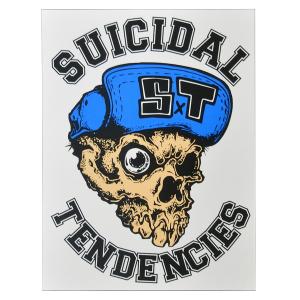 SUICIDAL TENDENCIES ステッカー レア　アメ車 SUICIDAL TENDENCIES ステッカー 黒 ブラック 正規品 本物