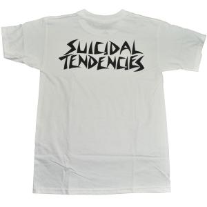 SUICIDAL TENDENCIES × DOGTOWN Tシャツ 1 LOGO WHITE｜tradmode