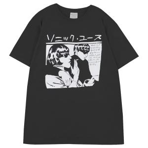 SONIC YOUTH ソニックユース Dirty Bunny Tシャツ BLACK