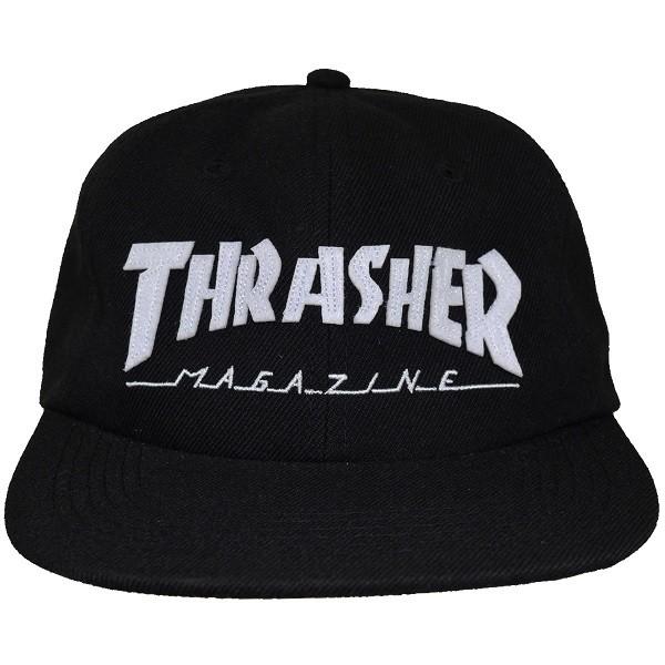 THRASHER Magazine Logo Felt スナップバックキャップ USA企画