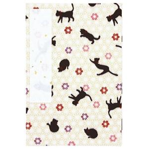 くろちく 御朱印帳 ゆめといろ 特大 猫 ベージュ 71501504