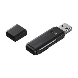 サンワサプライ USB2.0 カードリーダー(SDメモリーカード/ microSDカードスロット搭載) ブラ