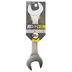 イチネンアクセス Strong Tool スパナ 薄型スパナ 19×21mm 12273