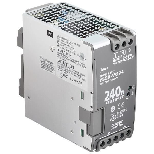 IDEC(アイデック) スイッチング電源 PS5R-V形 240W・24V DINレール取付 AC1...