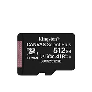 キングストン microSD 512GB 最大100MB/s UHS-I V30 A1 Nintendo Switch動作確認済 Canvas Select Plus SDCS2/512GB