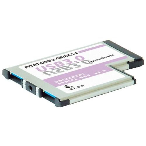 玄人志向 インターフェース USB3.0増設 ExpressCard/54対応 PITAT-USB3...