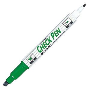 ゼブラ 暗記用 チェックペン 緑 10本 B-MW-151-CK-G｜trafstore