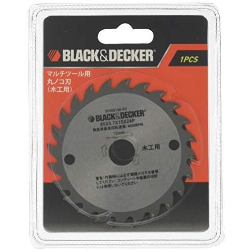 ブラックアンドデッカー 木工切断 チップソー 24P 85mm DIY 切断工具 CB24T 電動工...