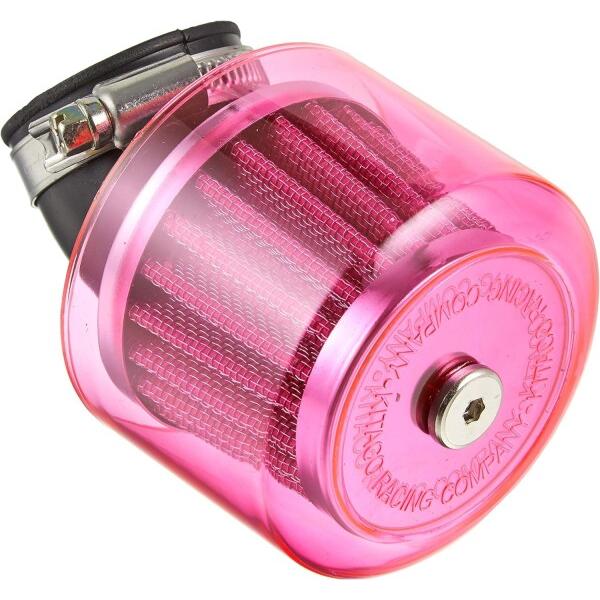 キタコ(KITACO) スーパーパワーフィルター クリアピンク [ファイ]35 ワープ45° 汎用 ...