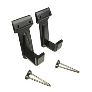 福井金属工芸 B.S壁用額受 受け幅20mm 黒 和室用 壁掛け金具