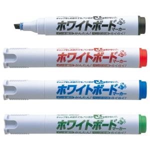 シヤチハタ ホワイトボードマーカー アートライン 潤芯 K-529/4W 4色セット