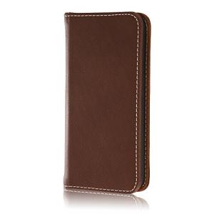 レイ アウト iPhone SE / iPhone5s / iPhone5 ケース 手帳型 本革 ブラウン RT-P11RLC1/BR
