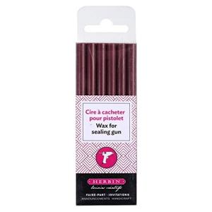 エルバン シーリング スタンプ ワックス ガン用 6本入り 封ろう用 フランス製 バーガンディ HERBIN hb35
