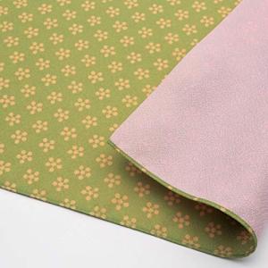 むす美 風呂敷 ふろしき 70cm 季色 利休梅 グリーン/ピンク 日本製 10216-205