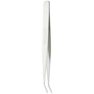 TRUSCO ステンレス製ピンセット シリコン付 AA先曲125 TSPS-26