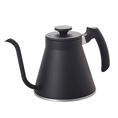 HARIO(ハリオ) V60ドリップケトル・フィット ガス火・IH対応 実用800ml マットブラッ...