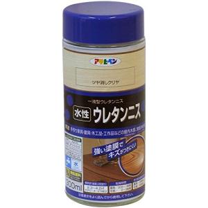 アサヒペン ニス 300ML ツヤ消しクリヤ