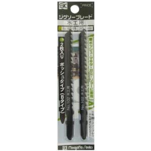 新潟精機 SK ジグソーブレード 2本組 ボッシュタイプ 木工用 No.102-W6