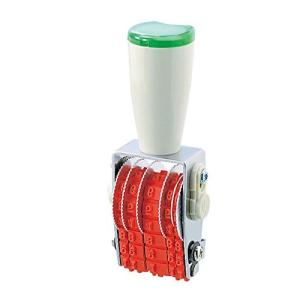 ライオン事務器 スタンプ 回転ゴム印 飛日付 5号 小切手用 K-5