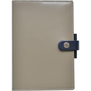 クオバディス 手帳 本革 カバー DUO デュオ 10x15cm グリ&ブルーニュイ qv10x1519gb