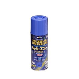 アサヒペン 高耐久ラッカースプレー 300ML スモークブルー