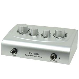 WINTECH コンパクトカラオケミキサー カラオケ ミキシング