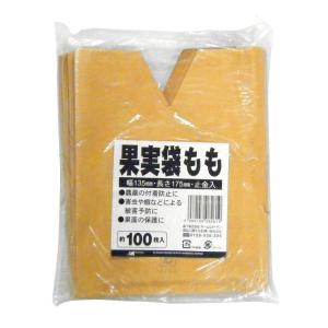 日本マタイ(Nihon Matai) マルソル(MARSOL) 果実袋 桃用 135×175mm 100枚入 白