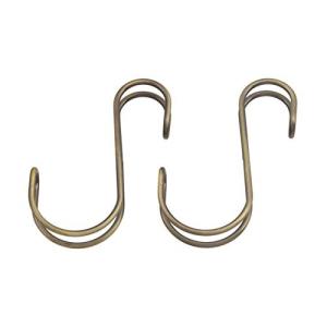 ハイロジック TQOOL 横ブレ安定S字フック 小 65mm ゴールド 2本入 95346