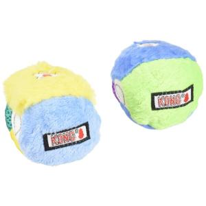 Kong 犬用おもちゃ ドット&デイジー プラッシュボール 2個入