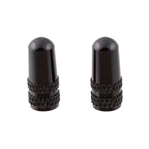 ノグチ アルミ製バルブキャップ  2個入り ブラック 111570