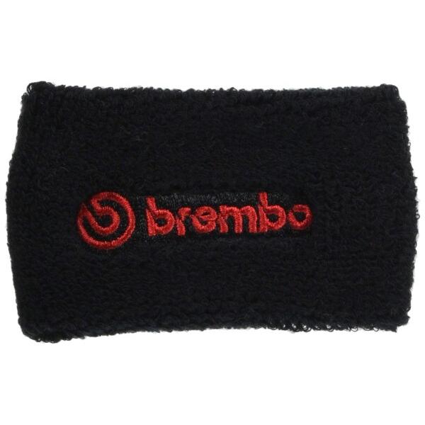 brembo(ブレンボ) リザーバータンク カバー リストバンド ブラック/赤ロゴ 99.8637....
