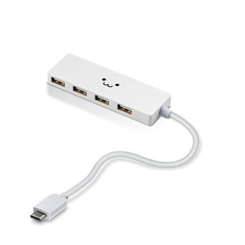 エレコム usbハブ USB2.0 Type-C Aメス4ポート バスパワー 15cmケーブル Ma...