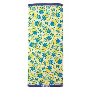 丸眞 フェイスタオル MINION ミニオン 34×80cm メニーイエロー 綿100% 4805028100
