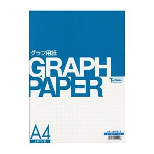 SAKAEテクニカルペーパー グラフ用紙 A4 9.1mm方眼 上質紙 50枚 アイ色 A4-911