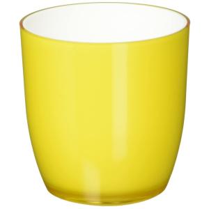 大和プラスチック PON 鉢 C-2号 イエロー 底穴無し