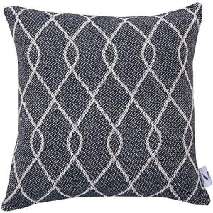 POSH LIVING(ポッシュリビング) MUKT クッションカバー ツイストスモーク サイズ：約W43 D43 53301