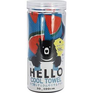 現代百貨 クールタオル HELLO BEAR 30×100cm スイカ A388SU