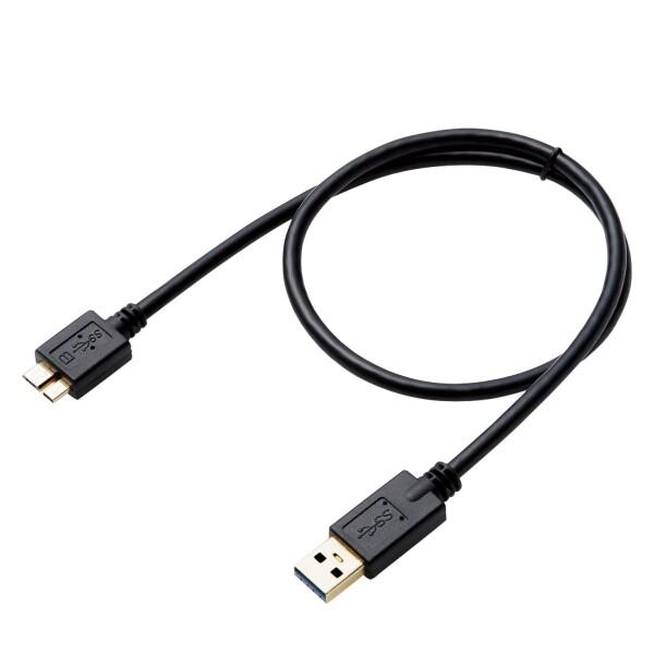 エレコム USB3.0ケーブル A-microBタイプ HDD用 0.5m ブラック DH-AMB3...