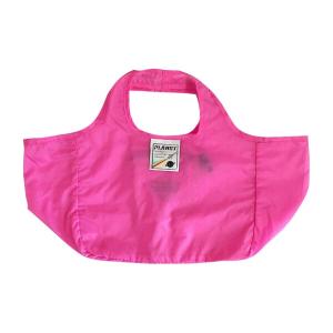 ニックナック クシュッと小さく 折りたたみ  マチつき ピンク コンビニ用に