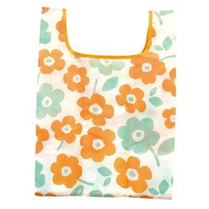 ZIP CORPORATIONエコバッグ 折りたたみ コンパクト 収納 小 コンビニ用 おしゃれ な パターン プリント フラワー